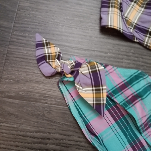 - Maison LEJABY Madras Bikini Bathing Suir Sz L NWT - Picture 13 of 16